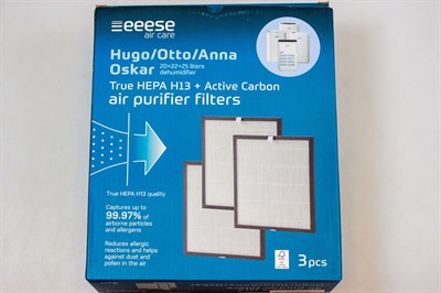 HEPA filter, eeese luftrenser/-affugter - H13 (sæt)